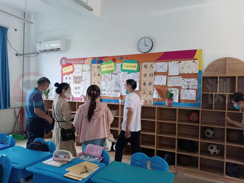 洛陽市瀍河區(qū)-幼兒園書包柜驗收2