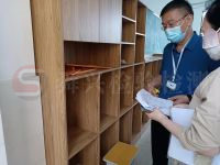 洛陽市瀍河區(qū)-幼兒園書包柜驗收1